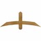 Ekena Millwork Bellingham Rough Sawn Timber Gable Bracket, Western Red Cedar, 48"W x 18"H x 4"D x 4"F, 9/12 Pitch GBW048X18X0404BEL00RWR - alternate 1